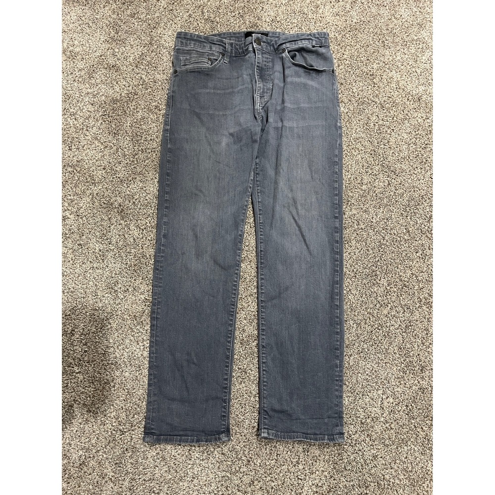 Mavi Zach Straight Leg Jeans Mens 34x30 Grey Denim Pants M0045328934